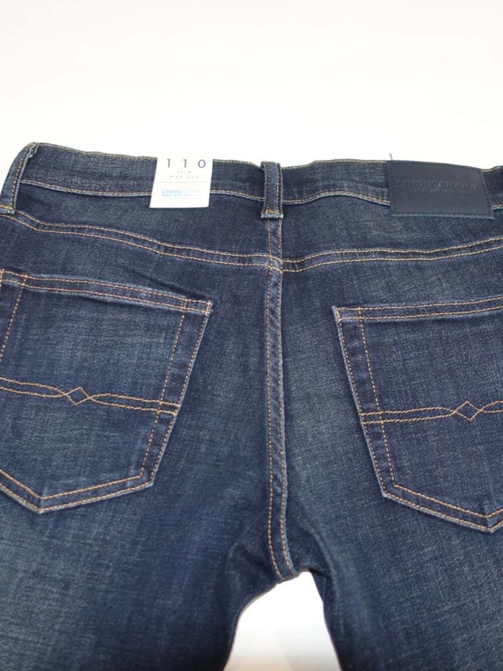 Lucky Brand Men's 110 Slim Coolmax Stretch Jeans Size 29 x 32 NWT Dark Wash - Picture 6 of 9